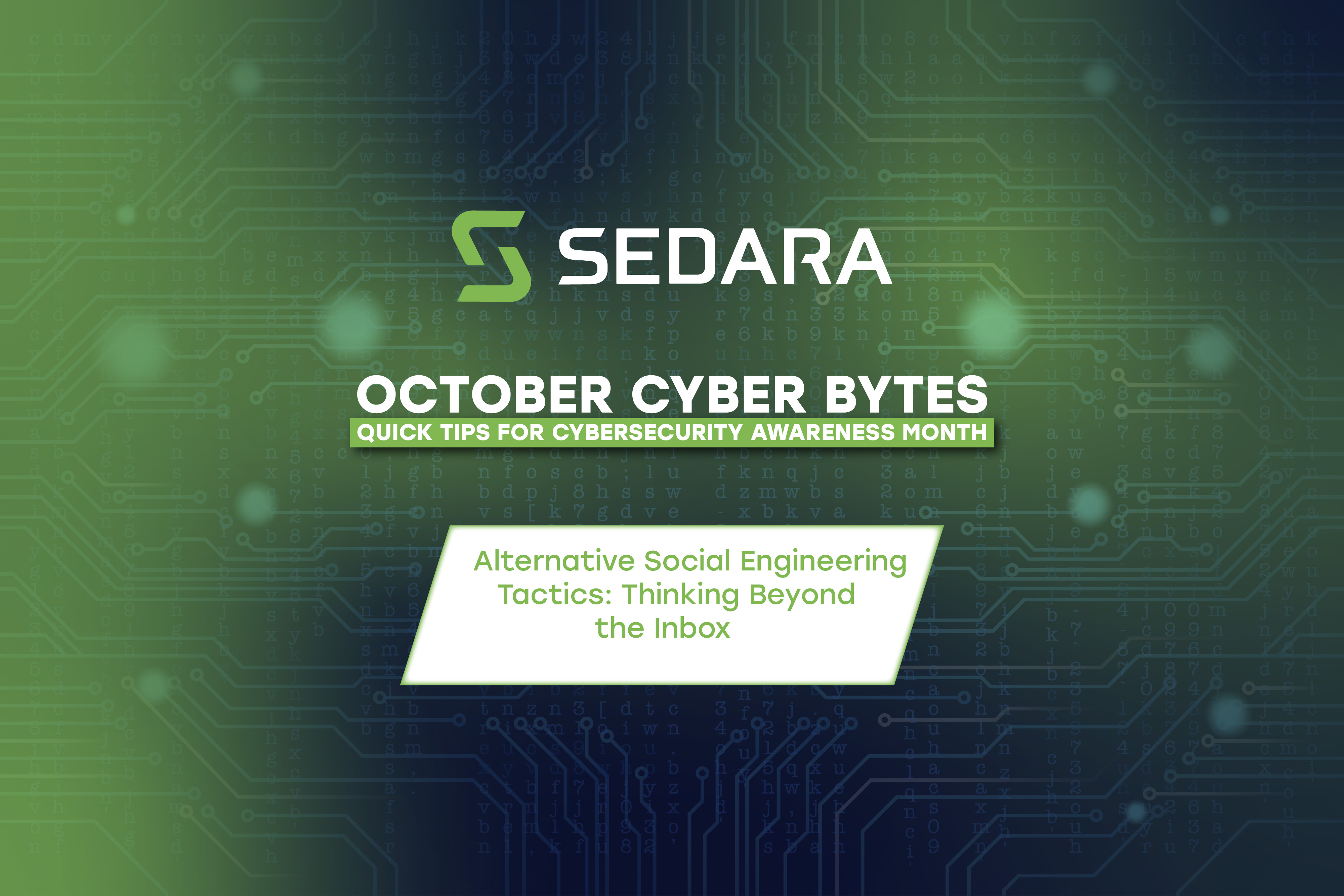 Information about October Cyber Bytes first Webinar